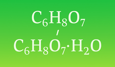 Citric Acid mono & Anhydrous