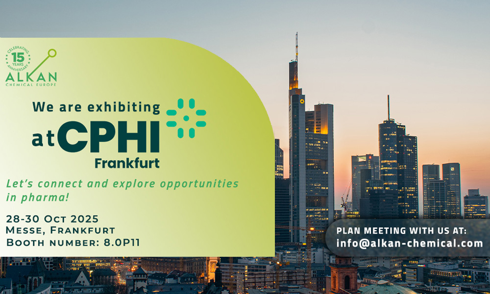 Alkan Chemical Europe Exhibiting at CPHI Frankfurt 2025